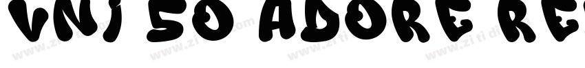 Vni 50 Adore Regular字体转换